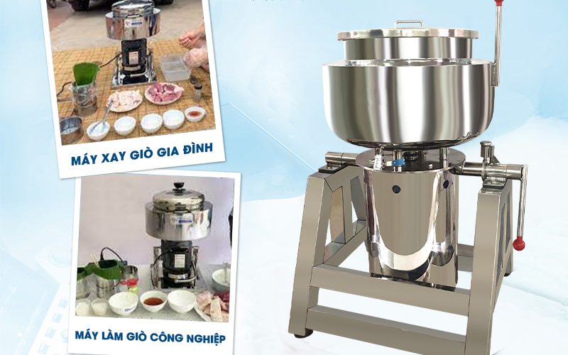 Phân loại các dòng máy xay giò chả hiện nay